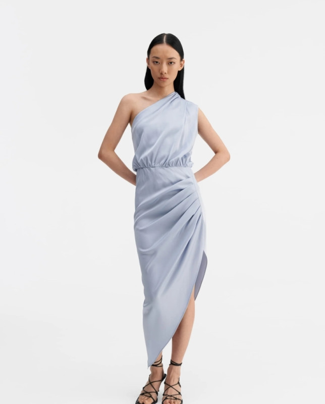 Ahlvar gallery Kleed satin offshoulder