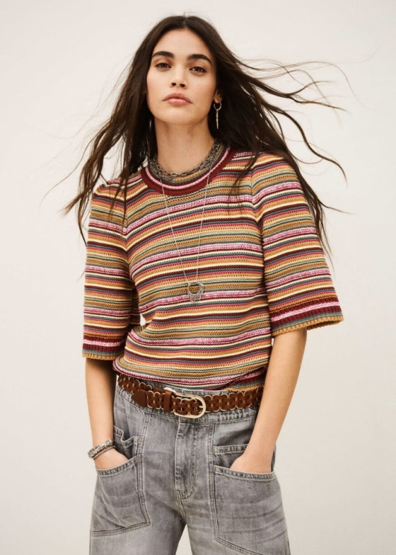 Ba&sh Pull stripes