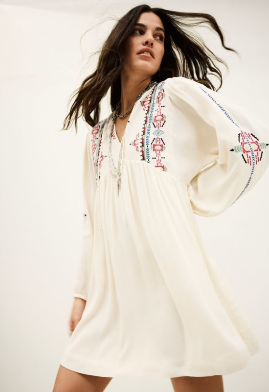 Ba&sh Kleed lm v-hals print