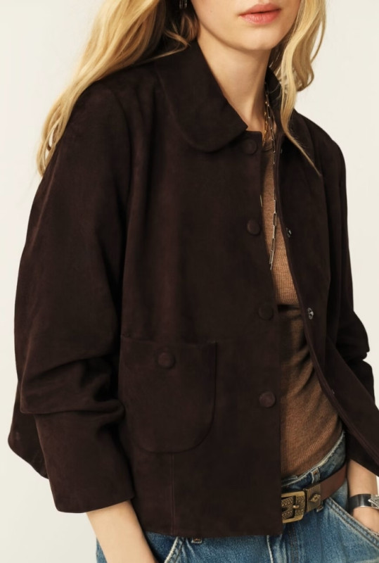 Ba&sh Vest kort suede