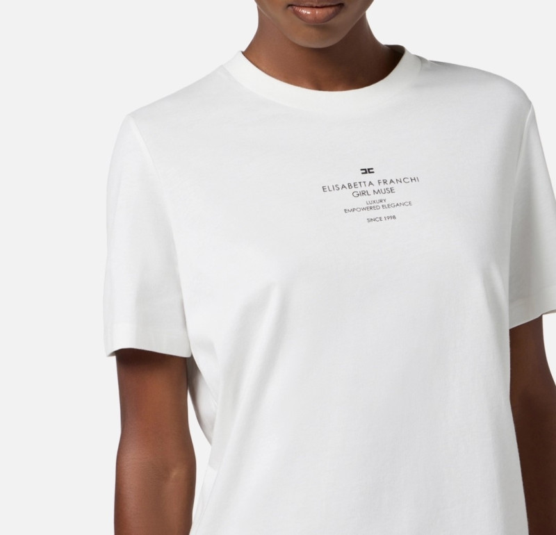 Elisabetta franchi T-shirt logo km