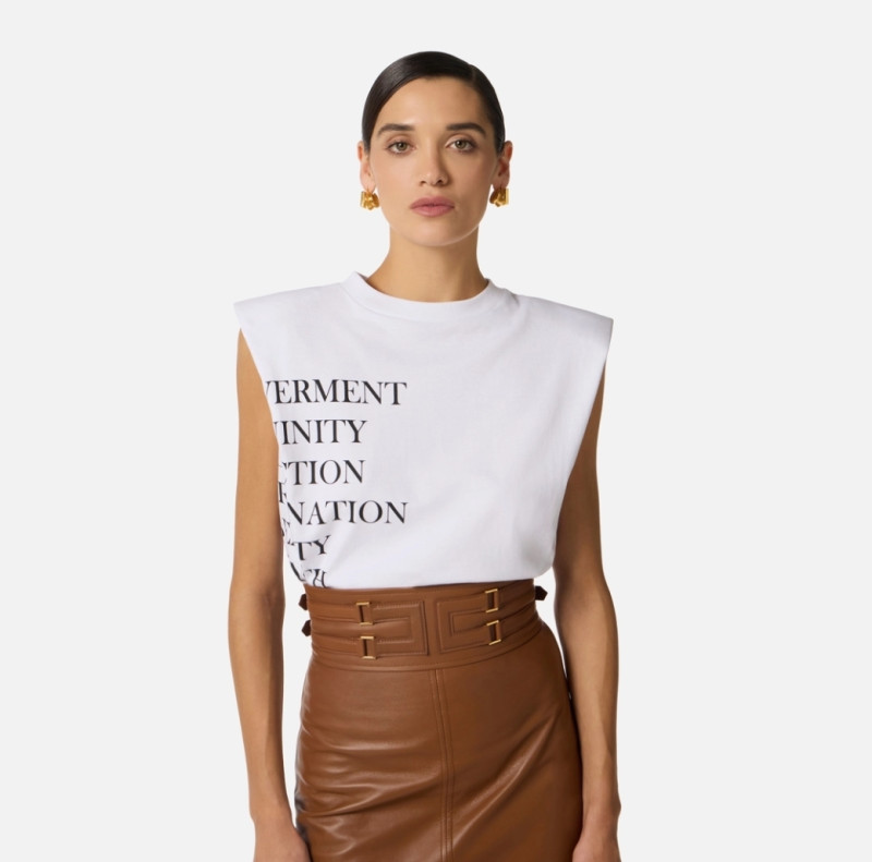 Elisabetta franchi T-shirt zm print