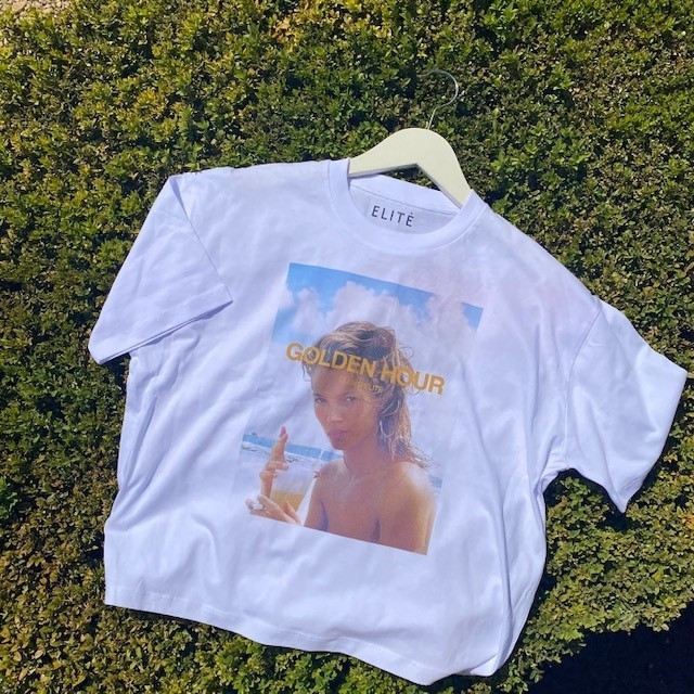 Elite T-shirt crop golden hour
