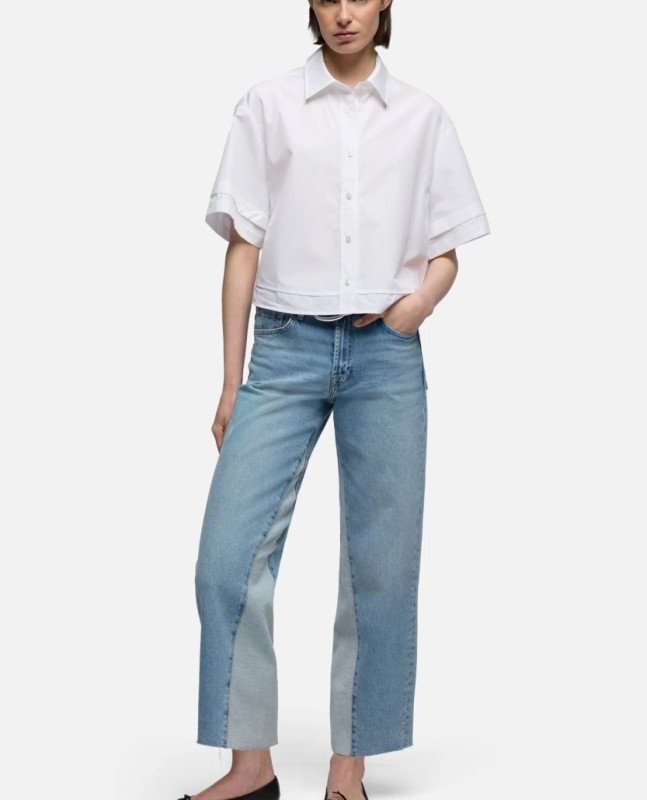 For all mankind Jeans panel stovepipe straight