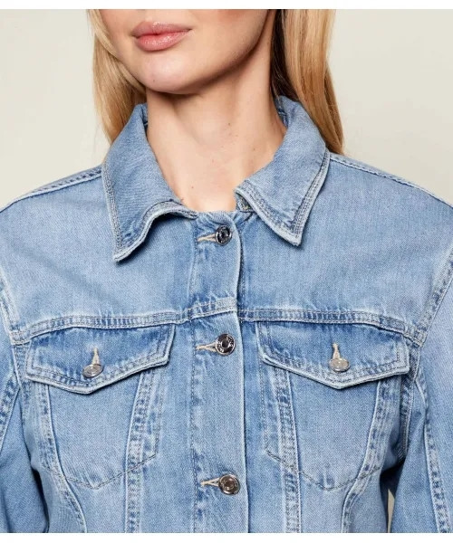 Liu jo jeans blue denim one Jeansvest 3/4 mouw