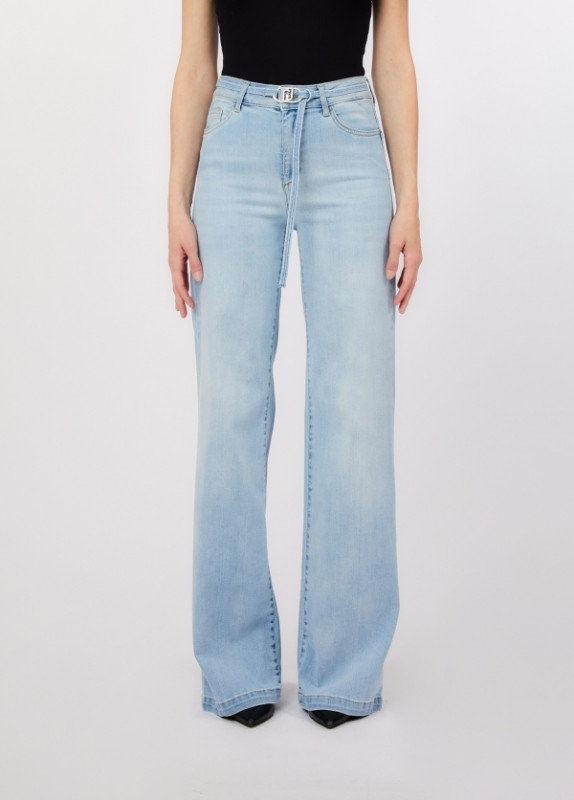 Liu jo jeans blue denim one Jeans good flare hw