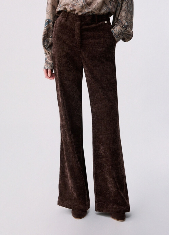 Liu jo jeans white label two Broek velvet rechte pijp