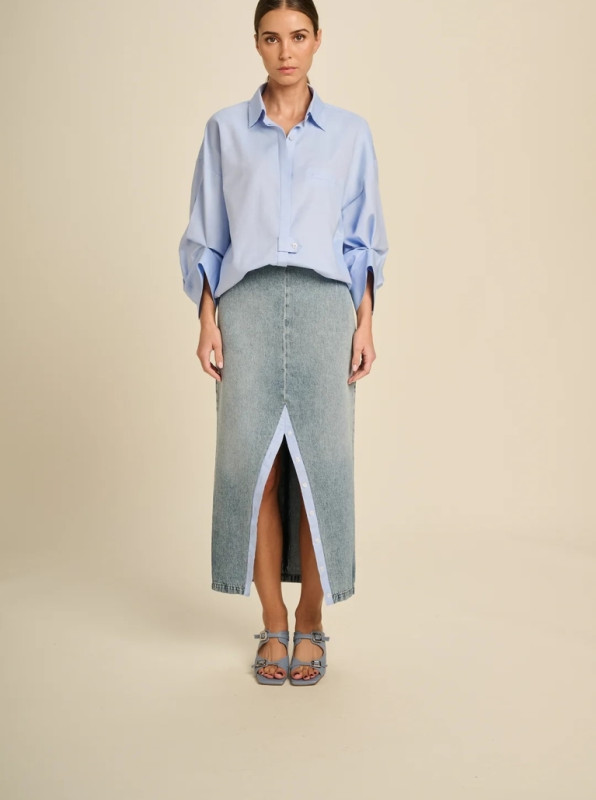 March23 Jeansrok + split