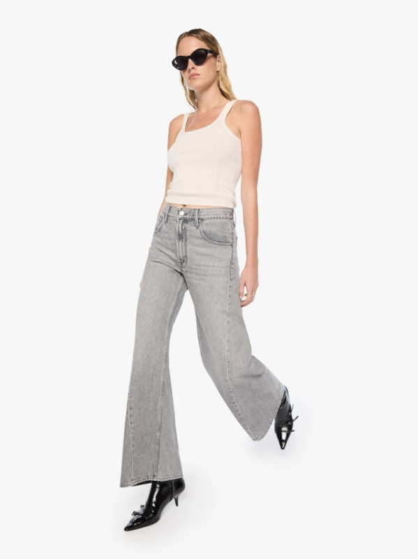 Mother women Jeans the lemon sneak