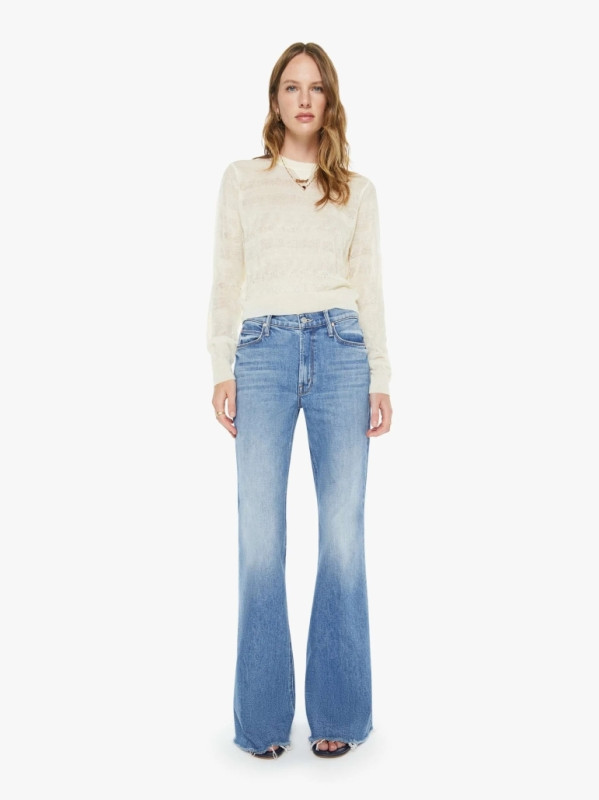 Mother women Jeans the doozy fray