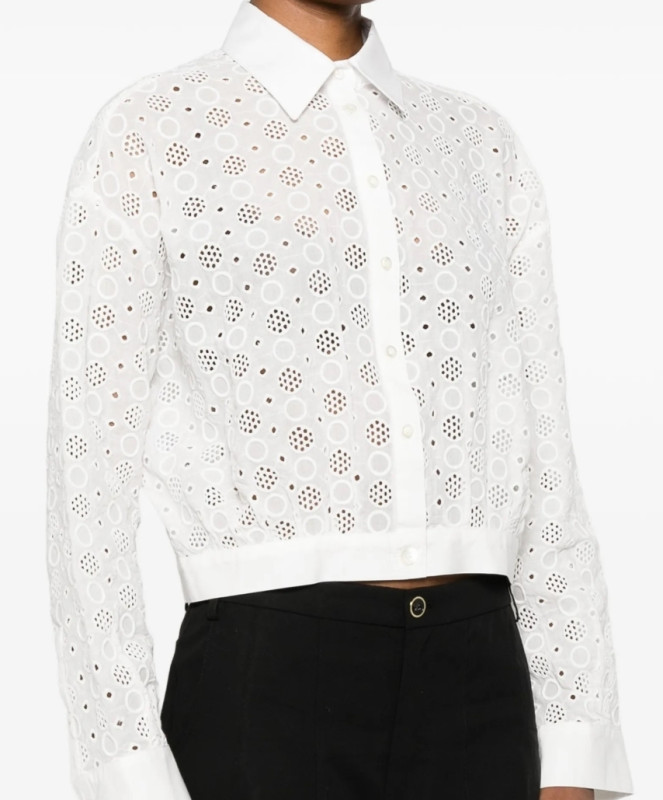 Pinko Bloes popeline broderie