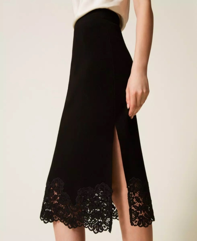 Twinset Rok halflang broderie