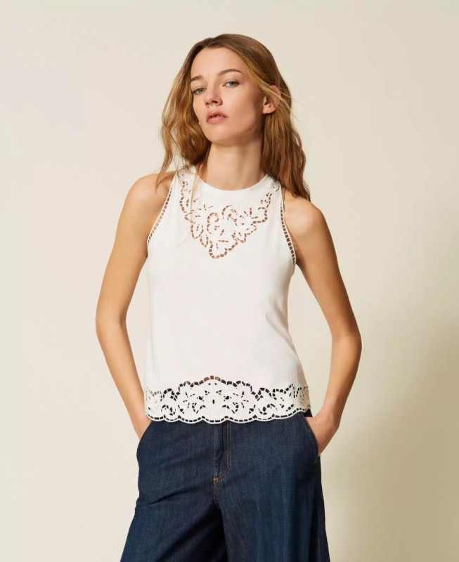 Twinset Top broderie