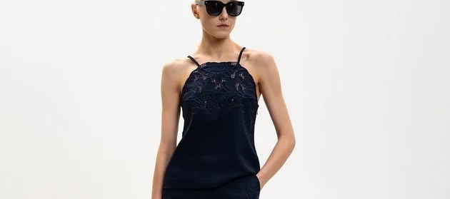 Twinset Top kant broderie