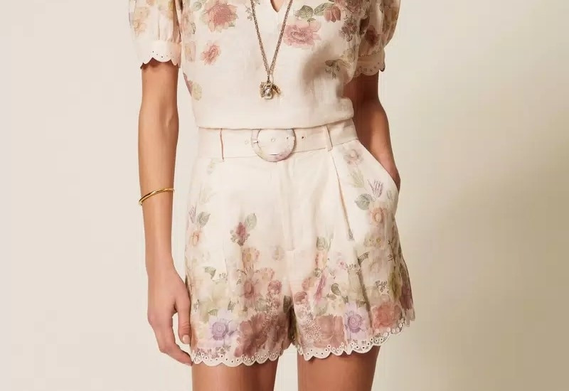 Twinset Short flowerprint