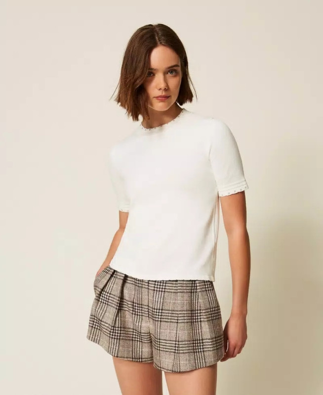 Twinset Pull km ronde hals